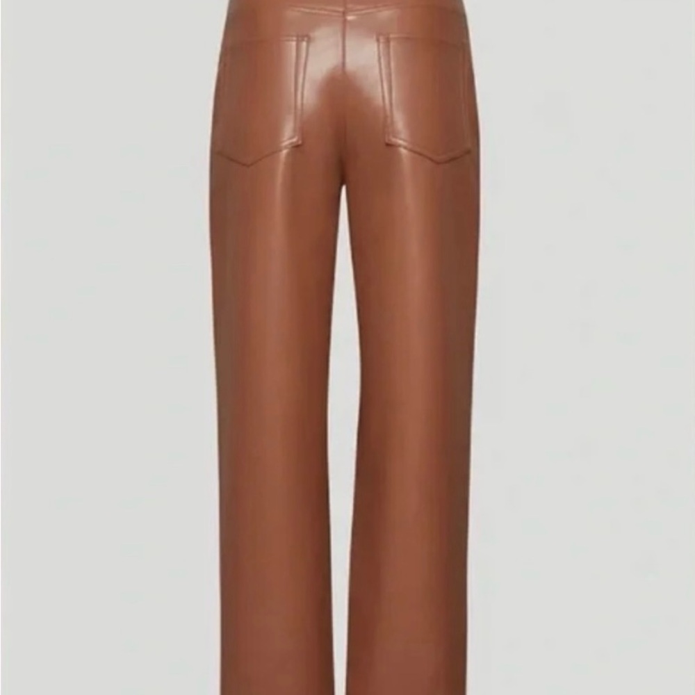 aritzia • wilfred nadia vegan leather pants - Picture 2 of 3